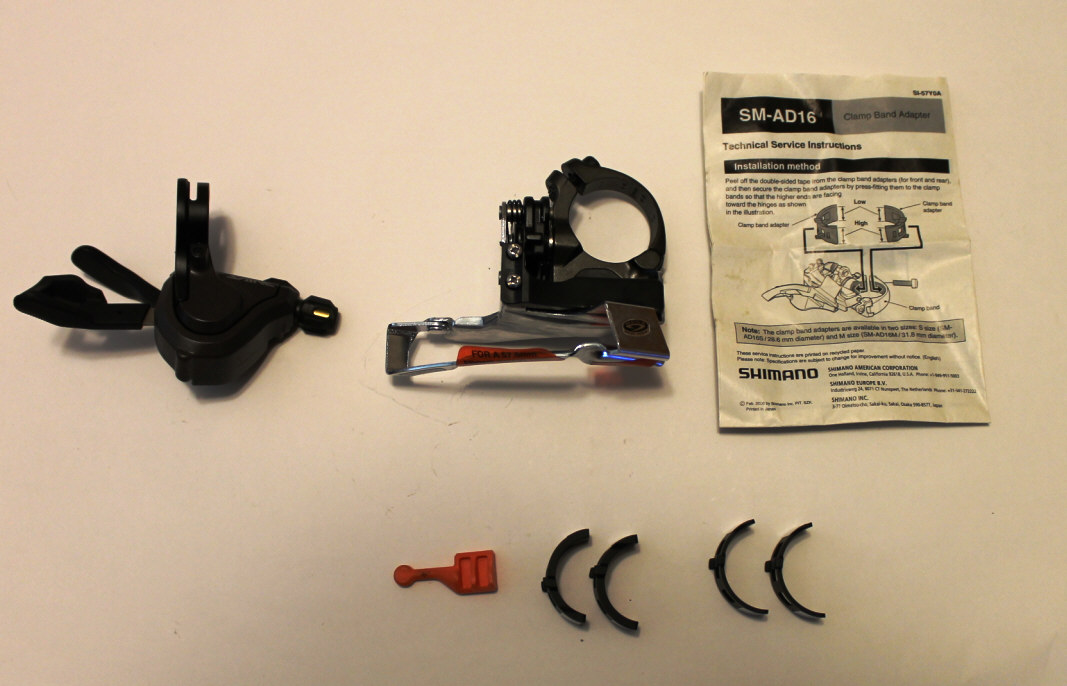 Shimano Saint SL-M820 Shifter & Saint Front Derailleur w SM-AD16