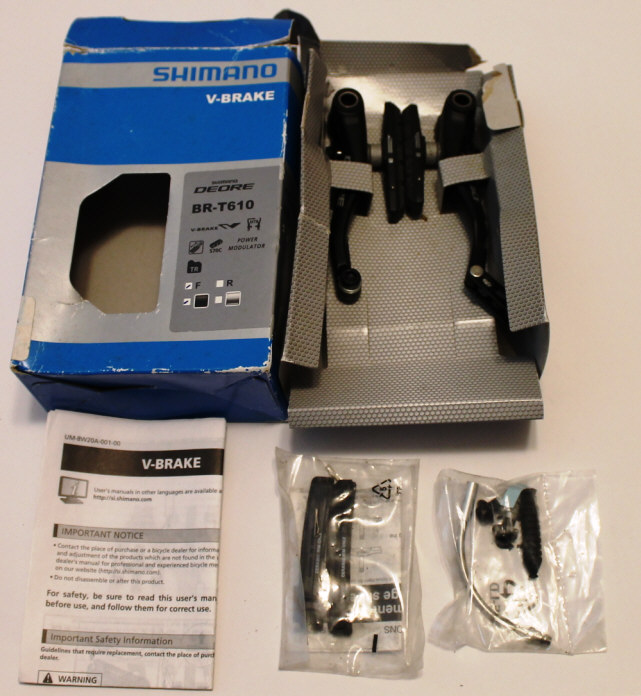 Shimano Deore BR-T610 FRONT Black V-Brake – NEW – EBRT610FX41XLP