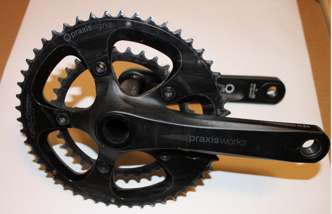 Praxis Works Alba Crank Set 172.5 mm Double 110 90 BCD 19mm 50 34